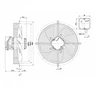 Осевой вентилятор ebmpapst S2D300AP0250