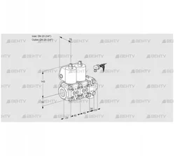 VCS1E20R/20R05NNVWL/PPPP/PPPP (88107452) Сдвоенный газовый клапан Kromschroder