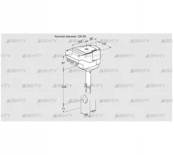 IBH80Z01A/20-60W3T (88300254) Дроссельная заслонка Kromschroder