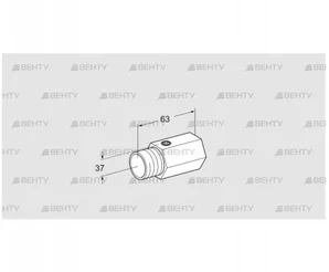 GEH 20R10 (03352507) Регулирующий кран для газа Kromschroder