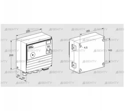 BCU460-3/1LWGBS2B1/1 (88613853) Блок управления горением Kromschroder