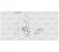 VAG1-/25R/NWAE (88030269) Газовый клапан с регулятором соотношения Kromschroder