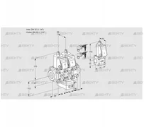 VCG2E32R/32R05NGEVWR6/PPPP/PPBS (88100937) Клапан с регулятором соотношения Kromschroder