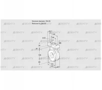 BVG65/50W05F (88303402) Дроссельная заслонка Kromschroder