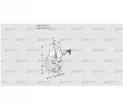 VAN125R/NQSR (88012176) Сбросной газовый клапан Kromschroder