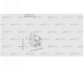 VFC340/40R05-32PPPP (88302508) Регулирующий клапан Kromschroder