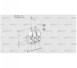 VCS2E32R/32R05NNWR3/PPPP/PPPP (88100806) Сдвоенный газовый клапан Kromschroder