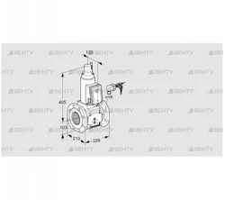 VAS8100F05LQB/PP/PP (88207352) Газовый клапан Kromschroder