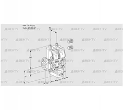 VCG3E50R/50R05NGNKR3/PPPP/PPPP (88105880) Клапан с регулятором соотношения Kromschroder