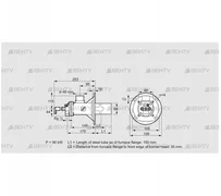 BIOA 65RM-150/35-(71)DB (84099828) Газовая горелка Kromschroder