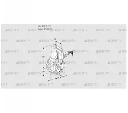 VAN125R/NKSR (88012180) Сбросной газовый клапан Kromschroder