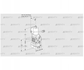 VAD2-/40R/NPGL-50A (88027518) Газовый клапан с регулятором давления Kromschroder