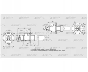 BIC 100RML-0/35-(112)E (84033312) Газовая горелка Kromschroder