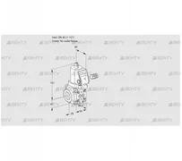 VAS240/-R/NYGR (88028519) Газовый клапан Kromschroder