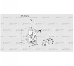 VAS250R/NW (88001715) Газовый клапан Kromschroder