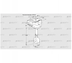 IBHS50Z01A/40A3DR10 (88300646) Дроссельная заслонка Kromschroder