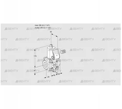 VAS232R/NQ (88008959) Газовый клапан Kromschroder