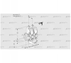 VCD1E25R/25R05ND-50WR/PPPP/PPPP (88105090) Регулятор давления Kromschroder