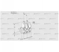 VCS1E25R/25R05NNWR/PPPP/PPPP (88105343) Сдвоенный газовый клапан Kromschroder