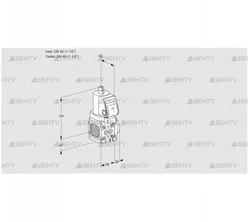 VAS2T40N/40N05FNQSR/PP/PP (88101964) Газовый клапан Kromschroder