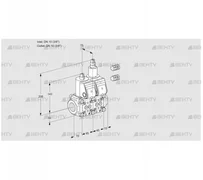 VCS1E10R/10R05NLQR3/PPPP/PPPP (88100119) Сдвоенный газовый клапан Kromschroder