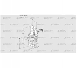 VAD115R/NWSR-100B (88017053) Газовый клапан с регулятором давления Kromschroder