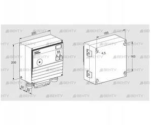 BCU460-5/1LW1GBP (88612535) Блок управления горением Kromschroder