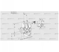 VCG1E25R/25R05NGEWR3/PPPP/ZYPP (88105033) Клапан с регулятором соотношения Kromschroder