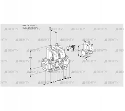 VCS1E15R/15R05NNVWR/PPPP/BYPP (88107723) Сдвоенный газовый клапан Kromschroder