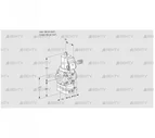 VAD120R/NKSR-100A (88012751) Газовый клапан с регулятором давления Kromschroder