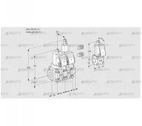 VCS1E25R/25R05NLWSR3/PPPP/PPZS (88104610) Сдвоенный газовый клапан Kromschroder