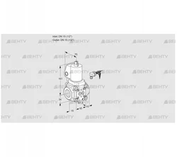 VAN115R/NKGL (88013050) Сбросной газовый клапан Kromschroder