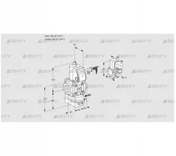 VAG120R/NWAE (88011181) Газовый клапан с регулятором соотношения Kromschroder