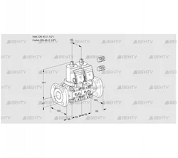 VCS2E40F/40F05NNQSR3/MMMM/PPPP (88105685) Сдвоенный газовый клапан Kromschroder