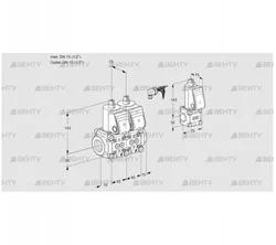 VCS1E15R/15R05NNWR/PPPP/PPBS (88102603) Сдвоенный газовый клапан Kromschroder