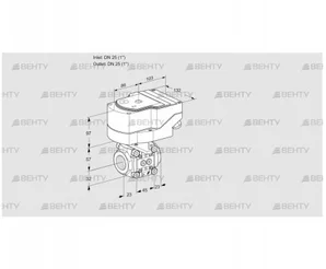 IFC1T25/25N05-08PPPP/20-15Q3E (88300776) Регулирующий клапан с сервоприводом Kromschroder