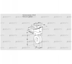 IBG40/25Z05/20-60W3TR10 (88303569) Дроссельная заслонка Kromschroder