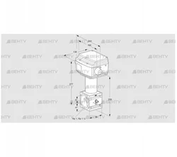 RV 2/AML10Q60E (86060594) Регулирующий клапан Kromschroder