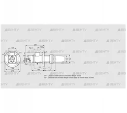 BIC 100HB-0/35-(37)E (84033010) Газовая горелка Kromschroder