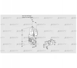 VAS2T-/NQSR (88013426) Газовый клапан Kromschroder