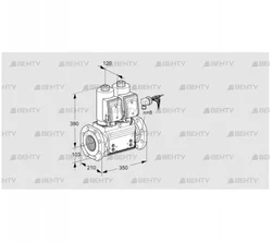 VCS8100F05NNWGRB/PPPP/PPPP (88207112) Сдвоенный газовый клапан Kromschroder