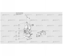 VAG1-/25R/NQAE (88027735) Газовый клапан с регулятором соотношения Kromschroder