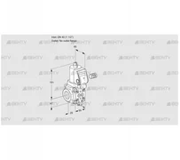 VAS240/-R/NPGR (88033614) Газовый клапан Kromschroder