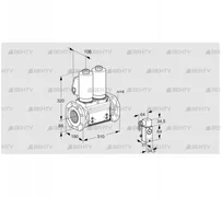 VCS7T80A05NNQSLB/PPPP/3-P4 (88205269) Сдвоенный газовый клапан Kromschroder