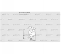 BVG65/50W05 (88300148) Дроссельная заслонка Kromschroder