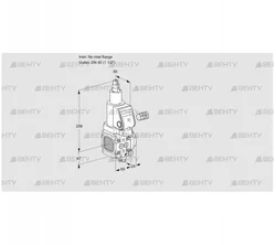 VAS2-/40R/LWSR (88028900) Газовый клапан Kromschroder