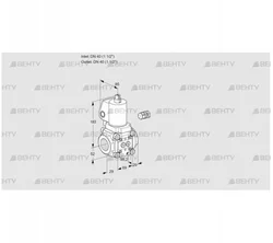 VAN240R/NQGL (88013696) Сбросной газовый клапан Kromschroder
