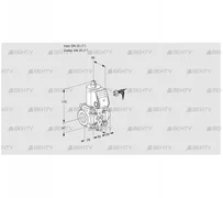 VAS225R/NW (88012444) Газовый клапан Kromschroder