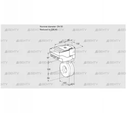 IBA50/40Z05/40A2D (88301372) Дроссельная заслонка Kromschroder