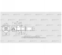 BIC 80RB-50/85-(6)E (84032013) Газовая горелка Kromschroder